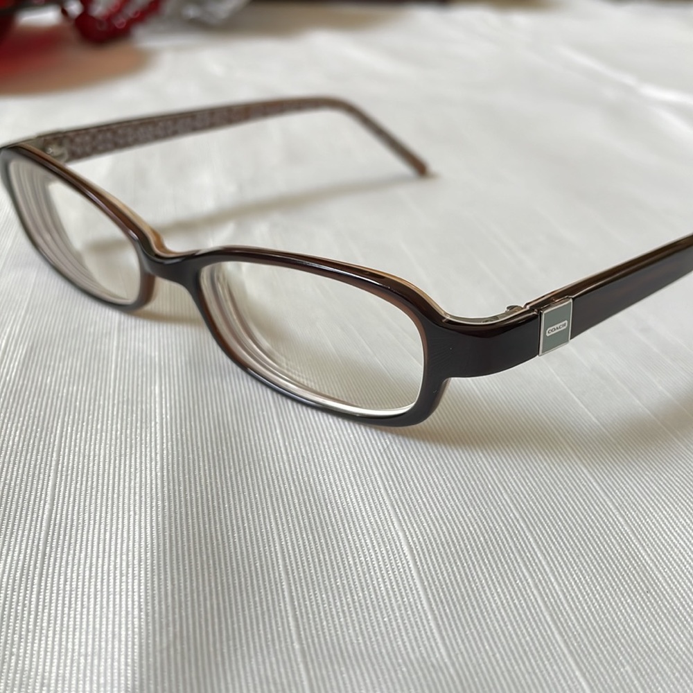 Coach Maple Brown Signature Pattern Frames Rx Gla… - image 7